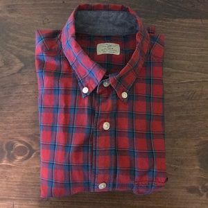 J. Crew 2-Ply Plaid Shirt